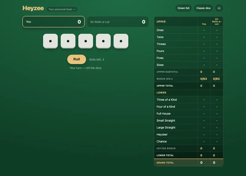 Screenshot of Heyzee