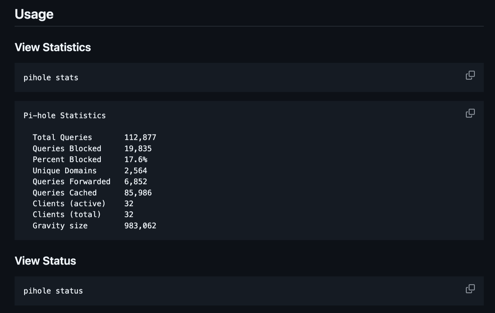 Screenshot of Pi-hole Toolkit